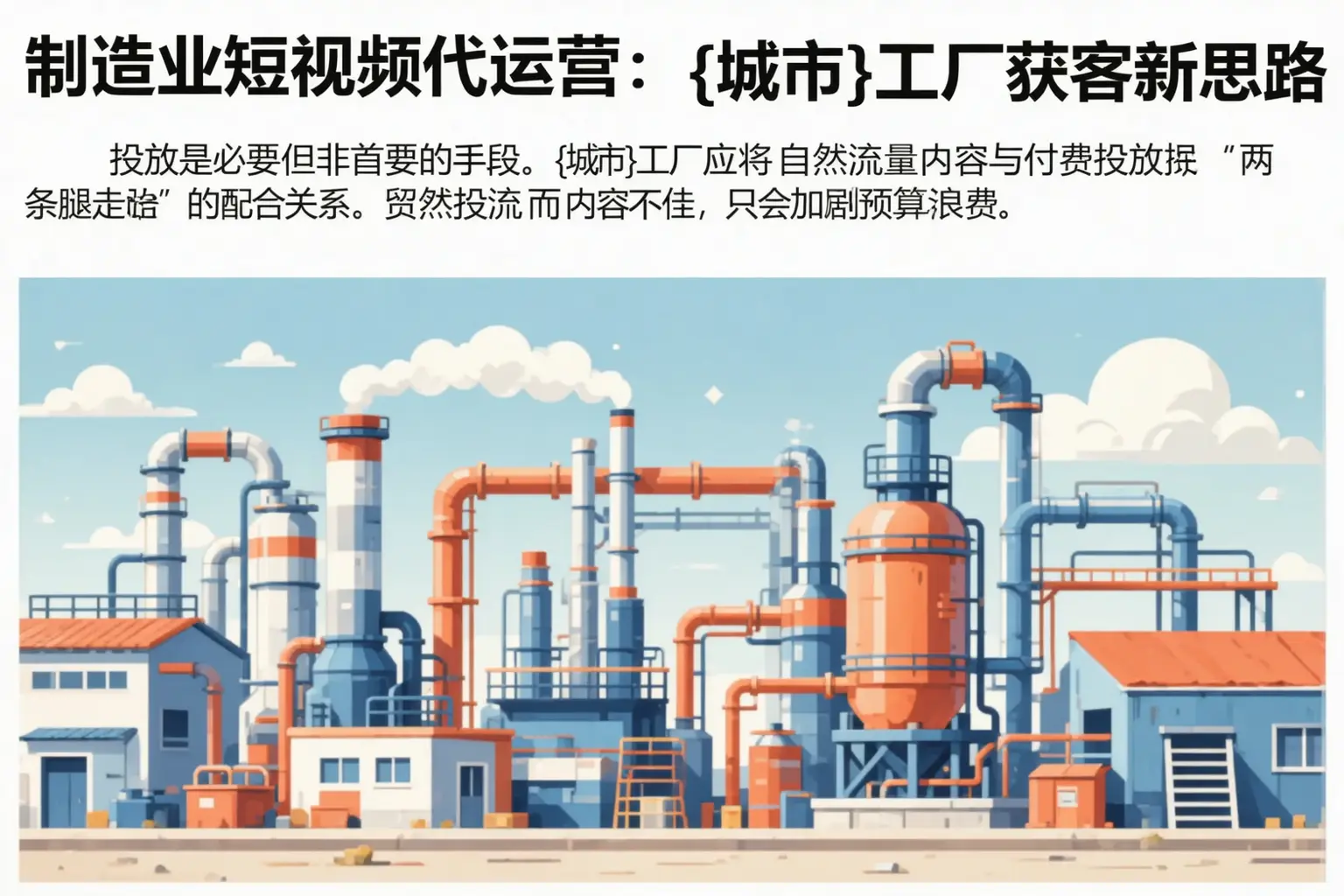 制造业短视频代运营：华安工厂获客新思路